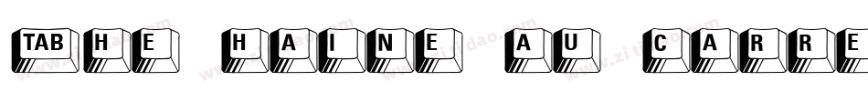 The haine au carre！字体转换